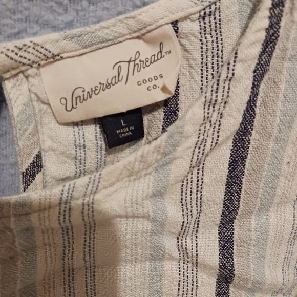 Striped cropped tank top - Picture 4 of 5